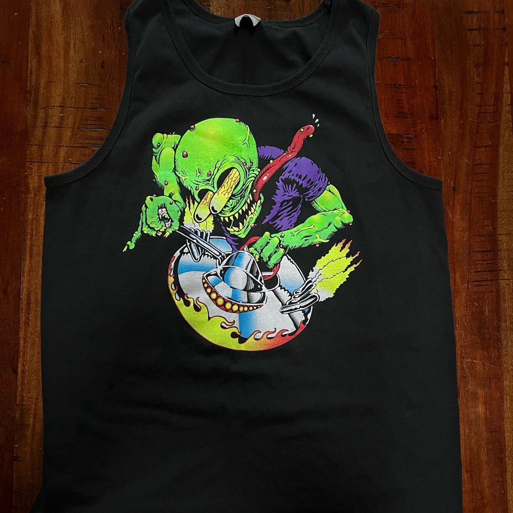 One of a kind punk alien tank top